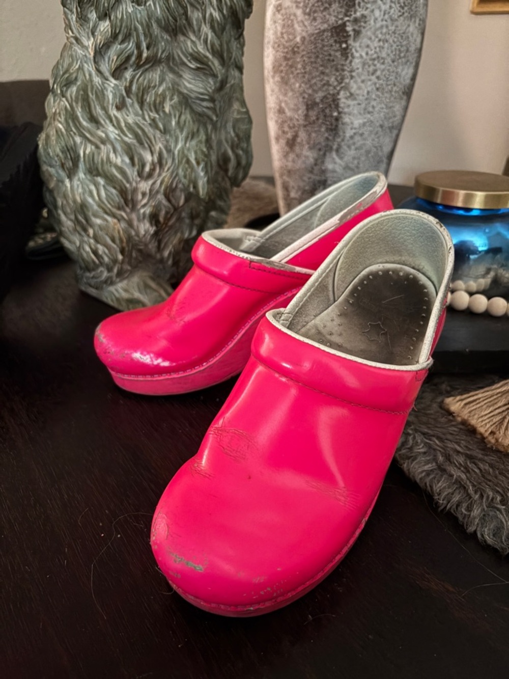 DANSKO HOT Pink Slip-On Clogs